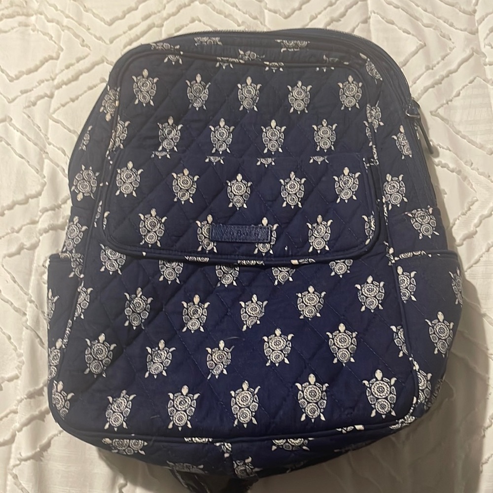 Vera Bradley Navy Blue Turtle Book bag (small)